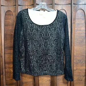 Emma James Liz Claiborne long sleeved top size Medium